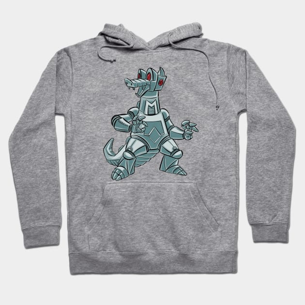 Mechagodzilla Hoodie by majanation